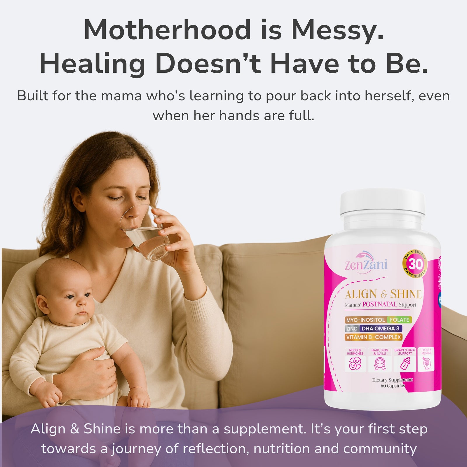 ALIGN & SHINE - Postnatal Multi-Vitamin