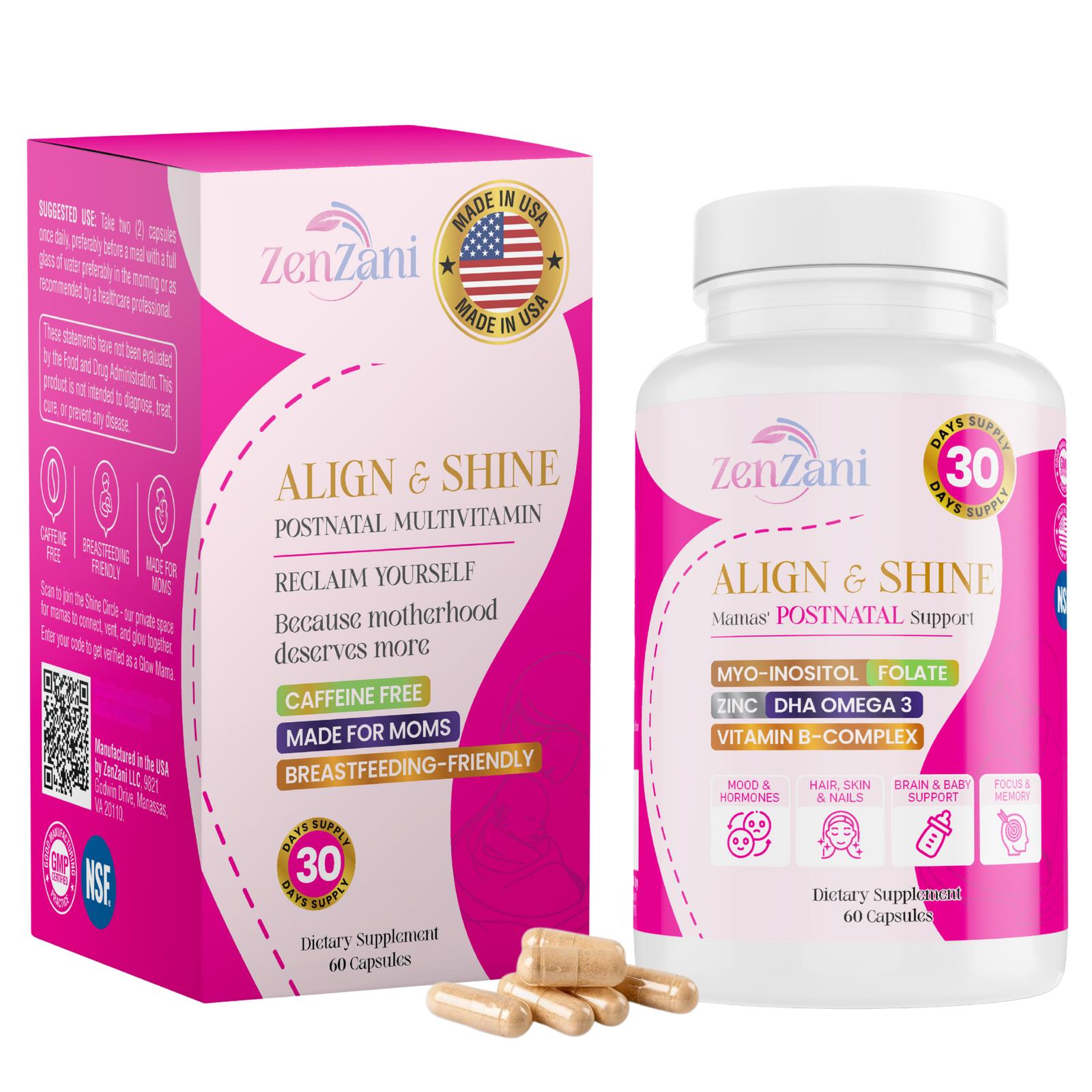 ALIGN & SHINE - Postnatal Multi-Vitamin